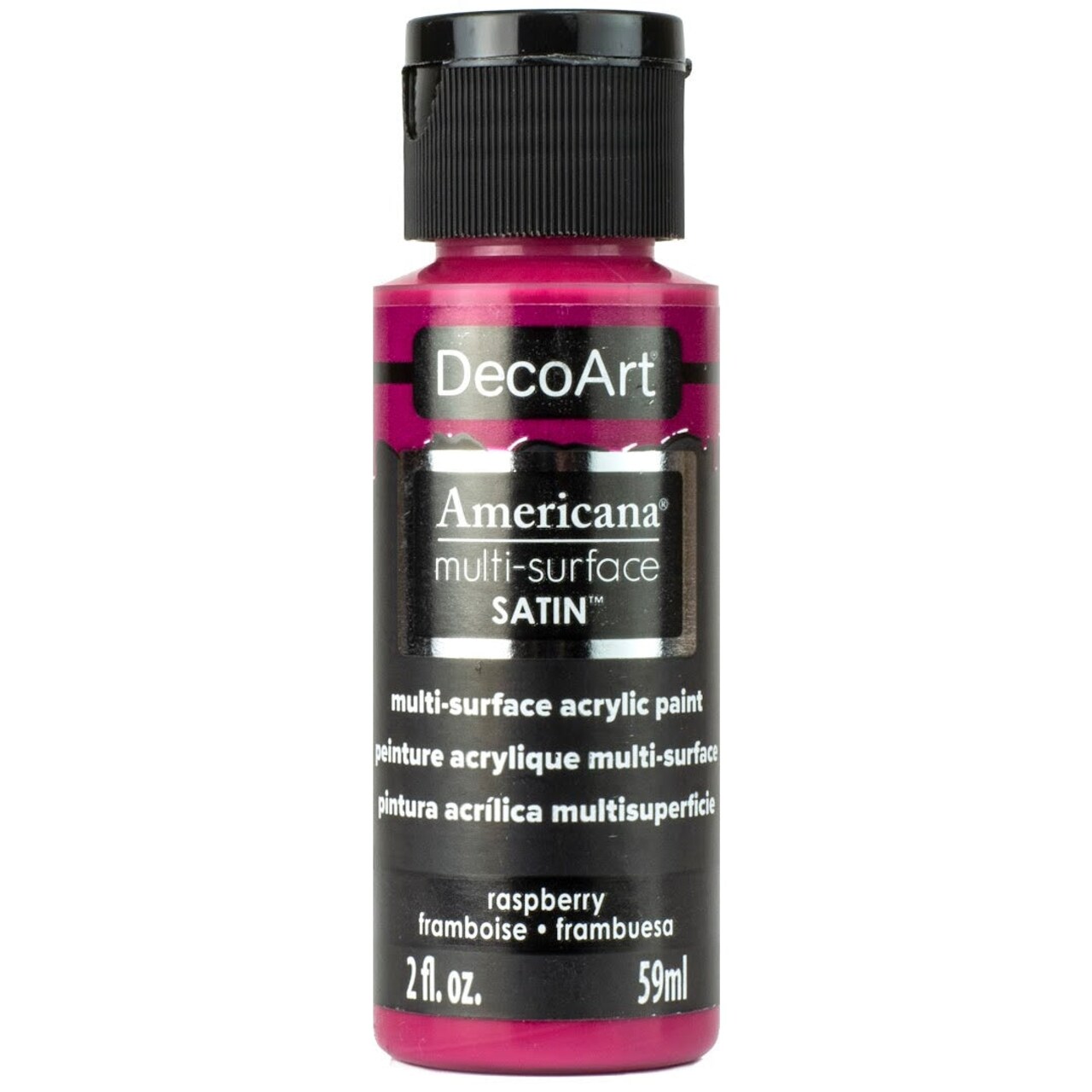Americana Premium Multi-Surface Satin Finish Acrylics 2oz -for Wood, Metal, Glass, Ceramics, Fabric, Paper, Terra Cotta, Most Plastics and More